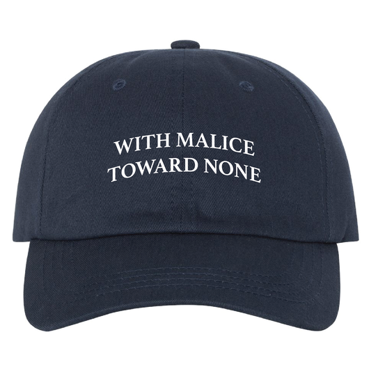 With Malice Toward None Hat