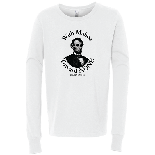 With Malice Toward None Long Sleeve - Youth