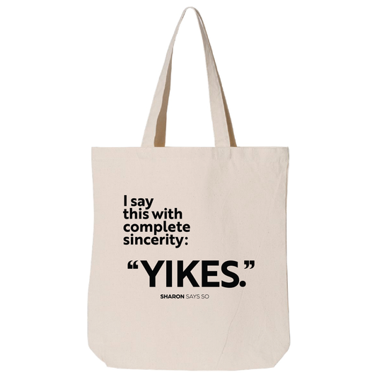 "YIKES." Tote