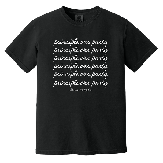 Principle Over Party Shirt - Adult